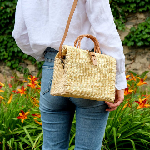 Panier traditionnel portugais avec sangle - Petit naturel