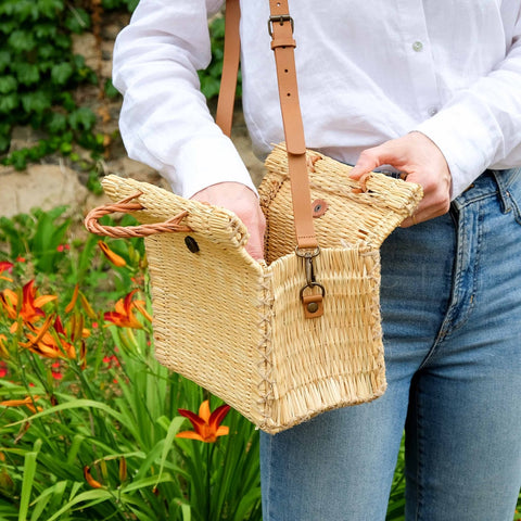 Panier traditionnel portugais avec sangle - Petit naturel