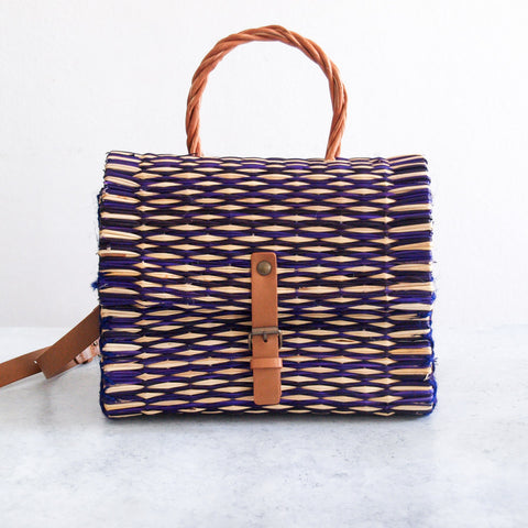 Panier traditionnel portugais avec sangle - Petit Violet