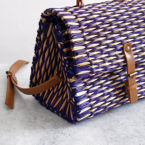 Panier traditionnel portugais avec sangle - Petit Violet