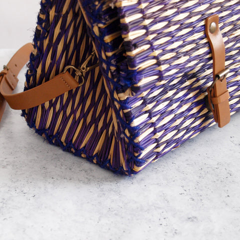 Panier traditionnel portugais avec sangle - Petit Violet