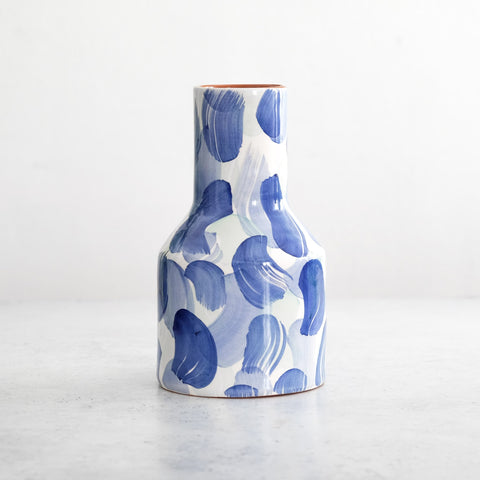 Grand vase Fan garafe en bleu